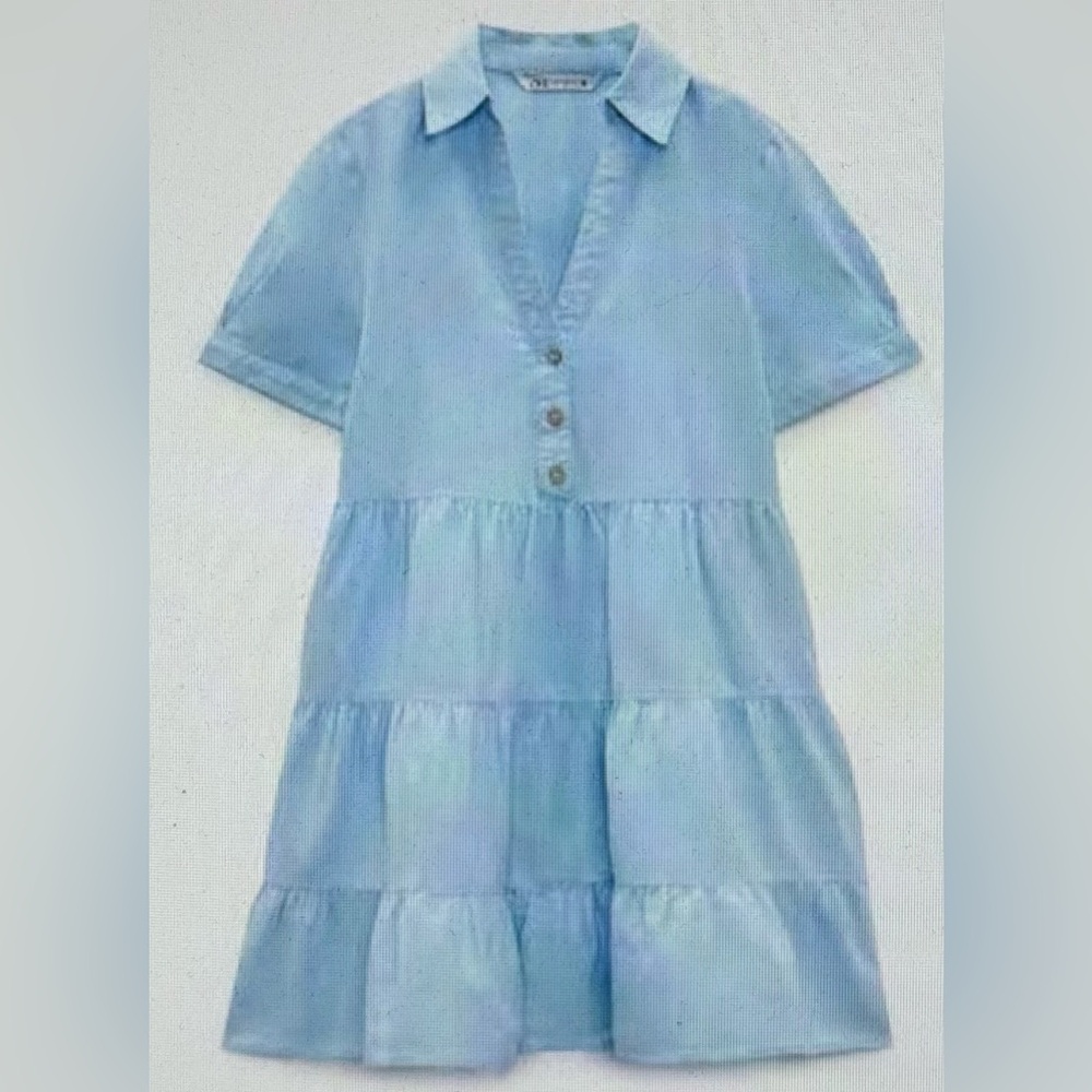 Zara Light Blue Mini Dress